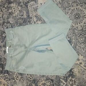 LC Lauren Conrad Shinny Ankle Jeans